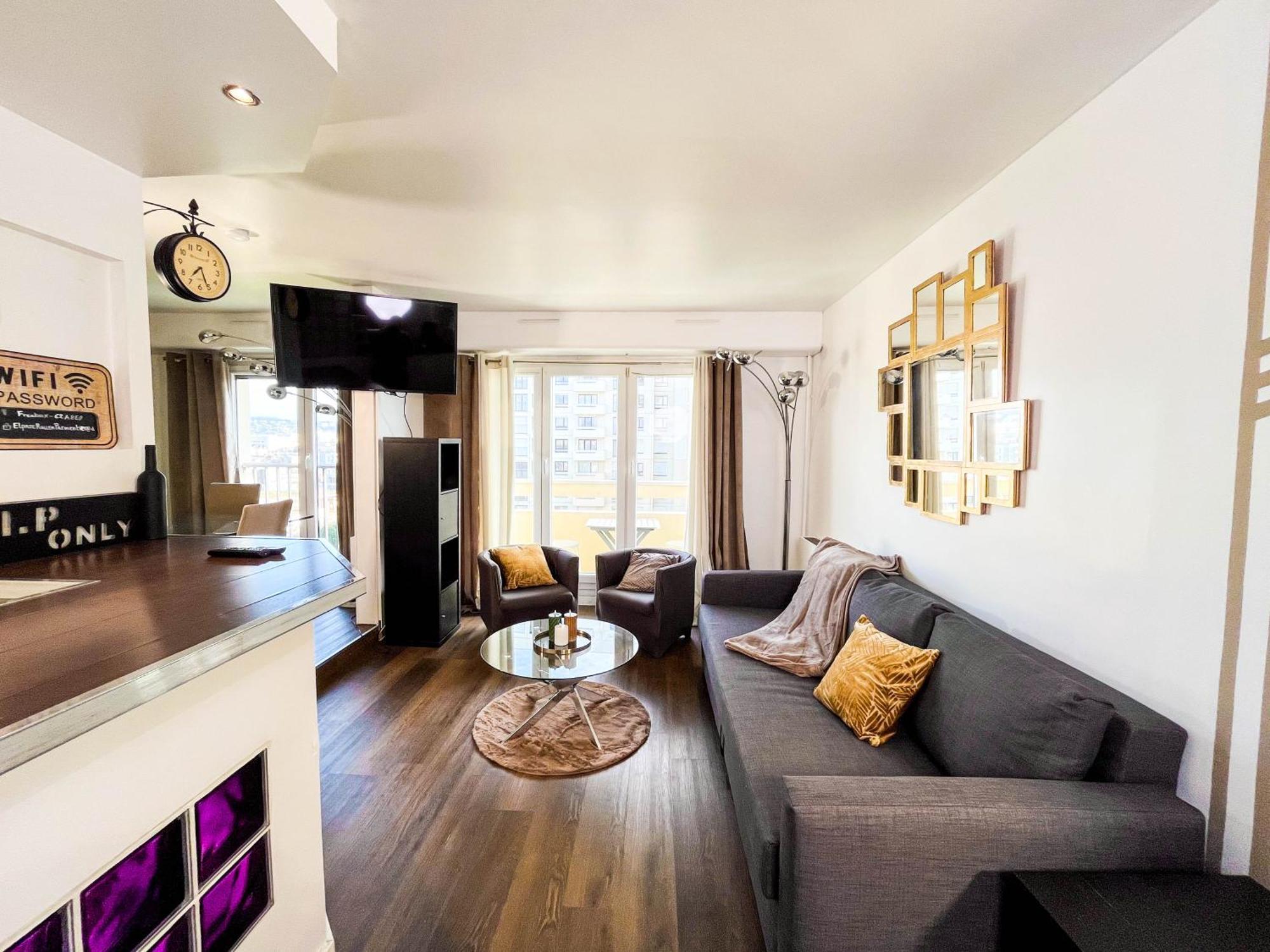 Eden Appart - 3 Pieces - 6 Pers Dans Une Residence Calme Rouen Buitenkant foto